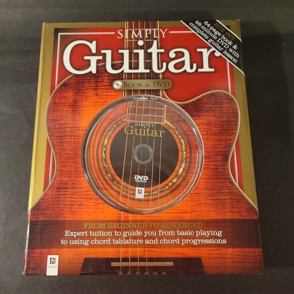 Simply Guitar Box Set 64 Page Book & 48 Minute DVD By Steve Mackay Open Box - Picture 1 of 3